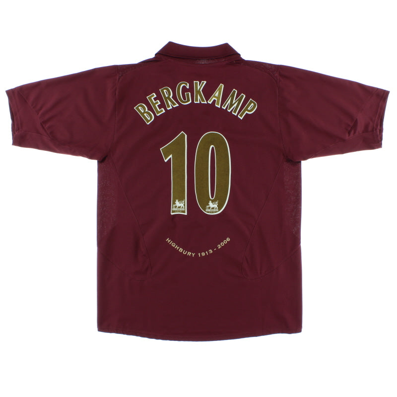 Maillot Arsenal Extérieur 2005-2006 – Jaune – Neuf Avec étiquettes – Henry, Bergkamp, Fabregas...