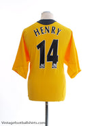 2005-06 Arsenal Away Shirt Henry #14 *Mint* L Football Shirt