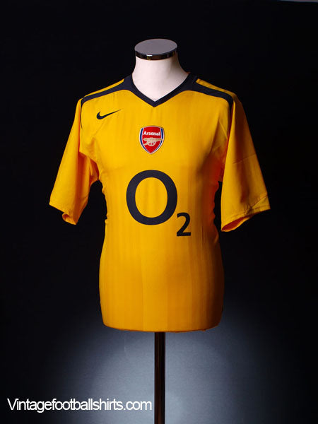 2005-06 Arsenal Away Shirt XL Football Shirt