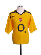 2005-06 Arsenal Away Shirt XL Football Shirt