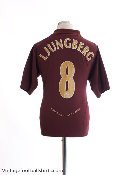 2005-06 Arsenal Commemorative Highbury Home Shirt M Football Shirt