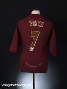 2005-06 Arsenal Commemorative Highbury Home Shirt Pires #7 *BNWT* XXL Football Shirt