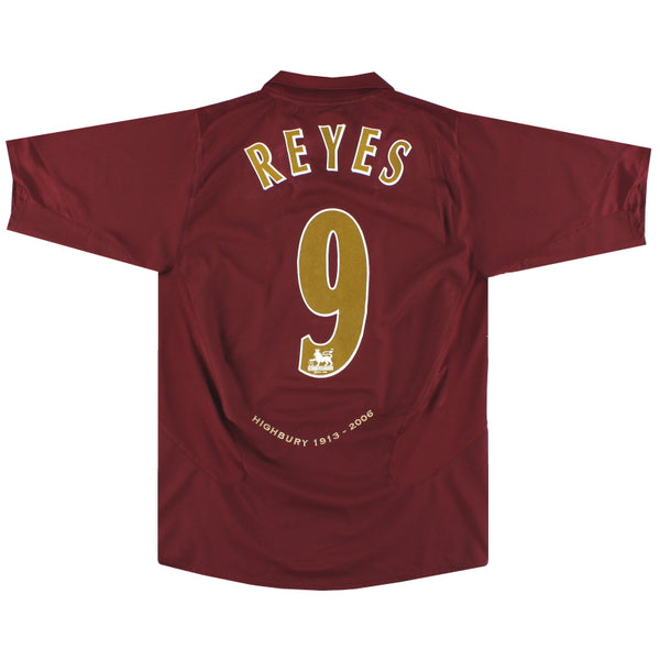 ウェア Nike Arsenal Highbury Reyes #9 2006 2005-06-arsenal-highbury-home-