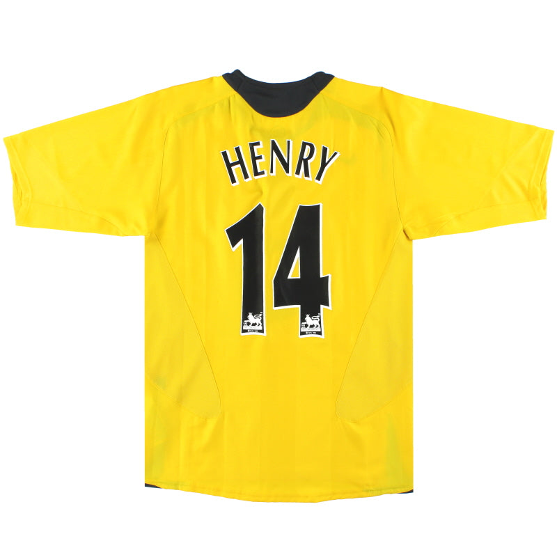 2005-06 Arsenal Nike Away Shirt Henry #14 L 195581 | Vintage