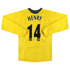 2005-06 Arsenal Nike Away Shirt Henry #14 L/S M Football Shirt