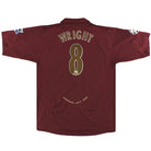 2005-06 Arsenal Nike Commemorative Highbury Home Shirt Wright #8 XL Football Shirt