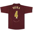 2005-06 Arsenal Nike Commemorative Highbury Home Shirt Vieira #4 M Football Shirt
