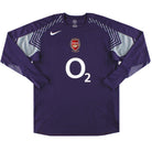 2005-06 Arsenal Nike Goalkeeper Shirt XL Football Shirt