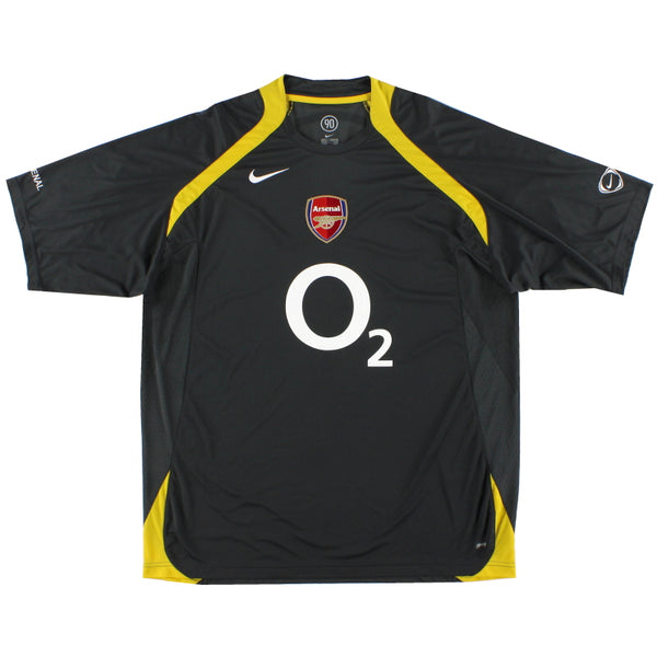2005-06 Arsenal Nike Training Shirt XL 195587 | Vintage Football