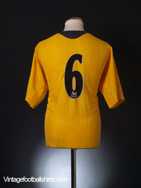 2005-06 Arsenal Reserves Match Issue Away Shirt #6 XL Football Shirt