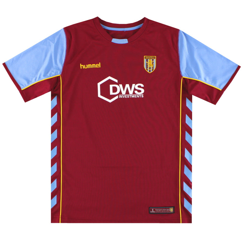 2005-06 Aston Villa Hummel Home Shirt Y Football Shirt