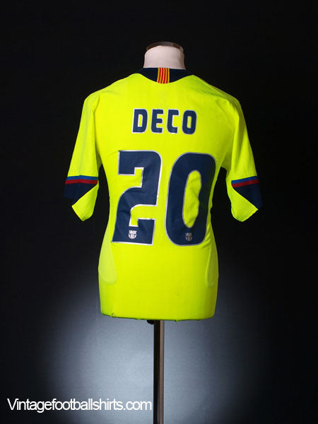 2005-06 Barcelona Away Shirt Deco #20 M Football Shirt