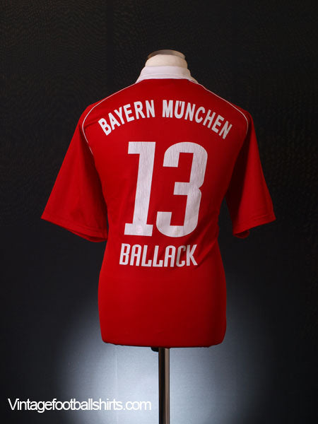 2005-06 Bayern Munich Home Shirt Ballack #13 M Football Shirt
