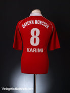2005-06 Bayern Munich Home Shirt Karimi #8 M Football Shirt