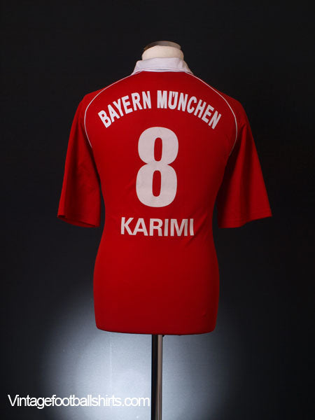2005-06 Bayern Munich Home Shirt Karimi #8 M Football Shirt