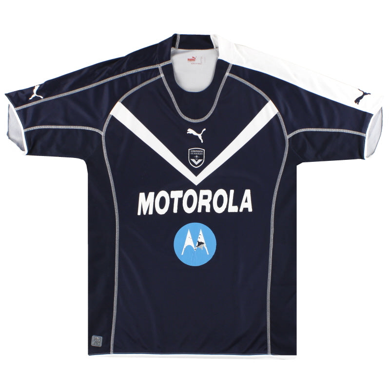 2005-06 Bordeaux Puma Home Shirt L Football Shirt