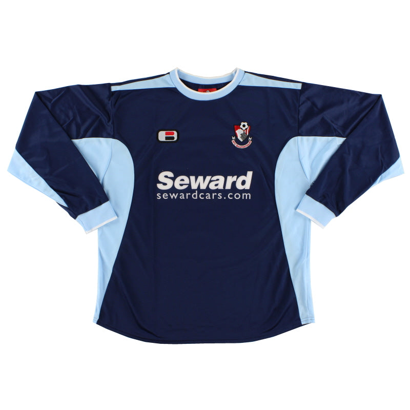 2005-06 Bournemouth Away Shirt L/S  XL Football Shirt