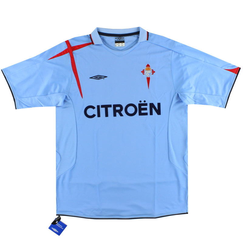 2005-06 Celta Vigo Umbro Home Shirt *BNIB* XL | Vintage Football