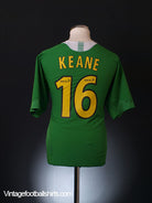 2005-06 Celtic Away Shirt Keane #16 L Football Shirt
