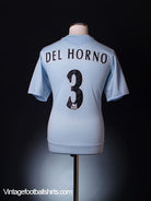 2005-06 Chelsea Away Shirt Del Horno #3 L Football Shirt