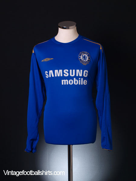 2005-06 Chelsea Centenary Home Shirt L/S XL Football Shirt