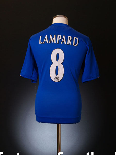 2005-06 Chelsea Centenary Home Shirt Lampard #8 L Football Shirt