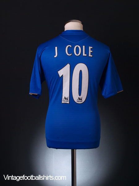 2005-06 Chelsea Centenary Home Shirt J. Cole #10 L Football Shirt