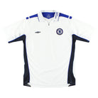 2005-06 Chelsea Umbro 1/4 Zip Polo Shirt *As New* L Polo Shirt