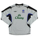 2005-06 Everton Away Shirt L/S L Football Shirt