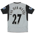 2005-06 Everton Umbro Away Shirt van der Meyde #27 XL.Boys Football Shirt