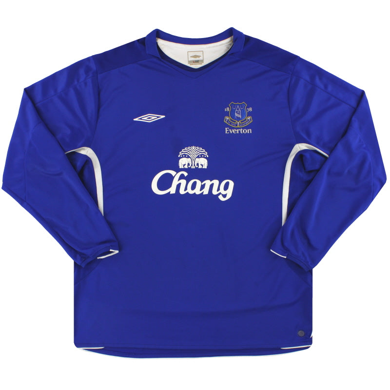 2005-06 Everton Umbro Home Shirt L/S XXXL Football Shirt