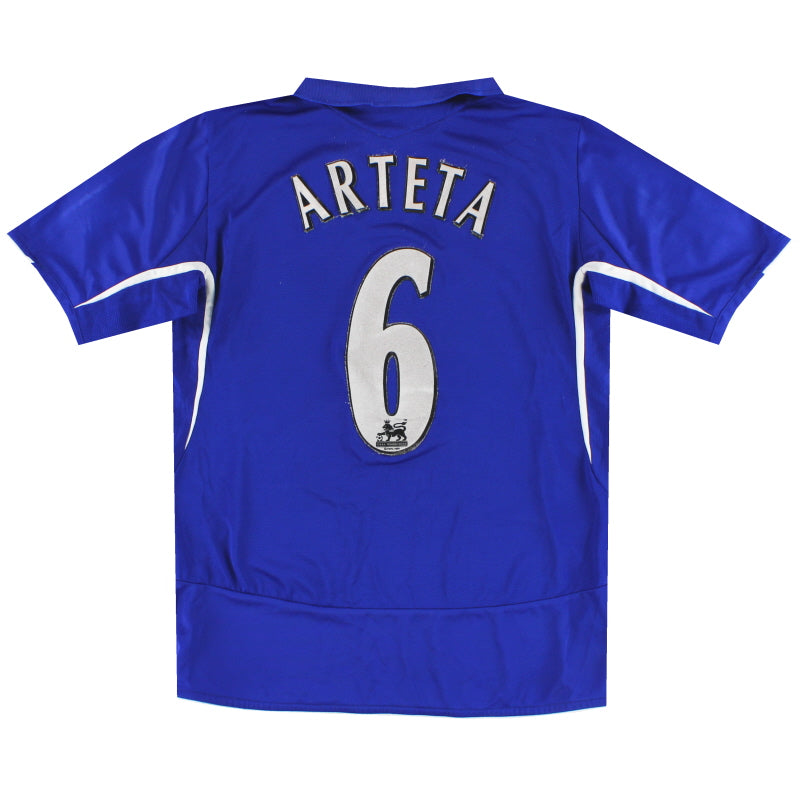 2005-06 Everton Umbro Home Shirt Arteta #6 M | Vintage Football Shirts