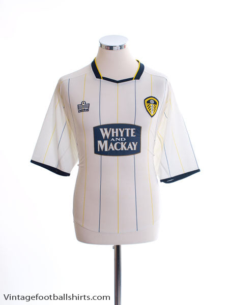 2005-06 Leeds Home Shirt L Football Shirt