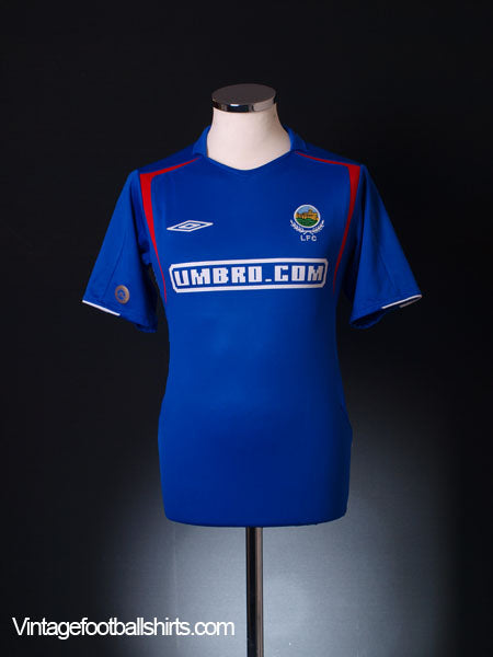 2005-06 Linfield Home Shirt M Football Shirt