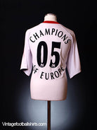 2005-06 Liverpool Away Shirt 'Champions of Europe' XXL Football Shirt