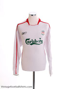 2005-06 Liverpool Away Shirt L/S L Football Shirt