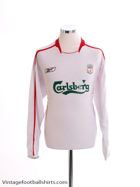 2005-06 Liverpool Away Shirt L/S *BNWT* L Football Shirt