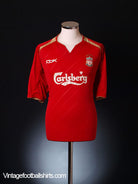 2005-06 Liverpool Champions League Home Shirt L Football Shirt