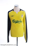 2005-06 Liverpool Goalkeeper Shirt L Football Shirt