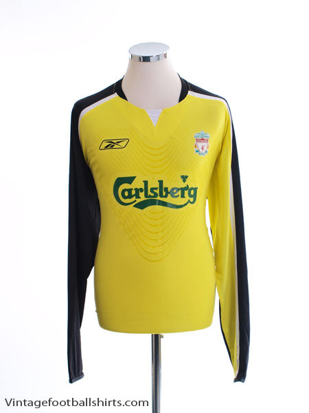 2005-06 Liverpool Goalkeeper Shirt L Football Shirt
