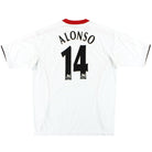2005-06 Liverpool Reebok Away Shirt Alonso #14 M Football Shirt
