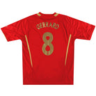 2005-06 Liverpool Reebok CL Home Shirt Gerrard #8 L Football Shirt
