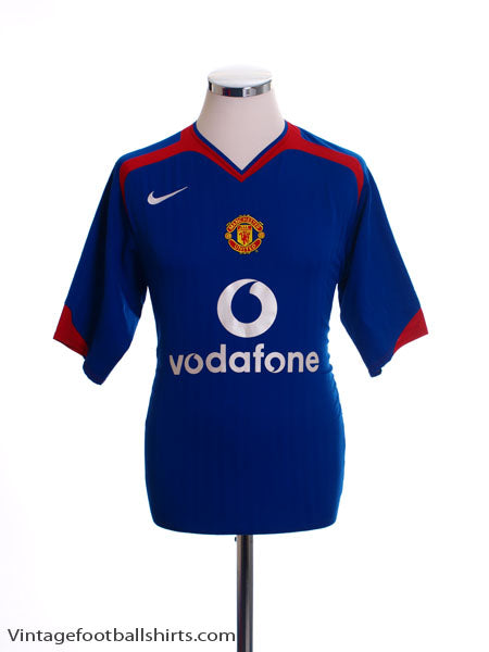 2005 06 Manchester United Away Shirt L