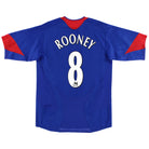 2005-06 Manchester United Away Shirt Rooney #8 S Football Shirt