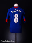 2005-06 Manchester United Away Shirt Rooney #8 S Football Shirt