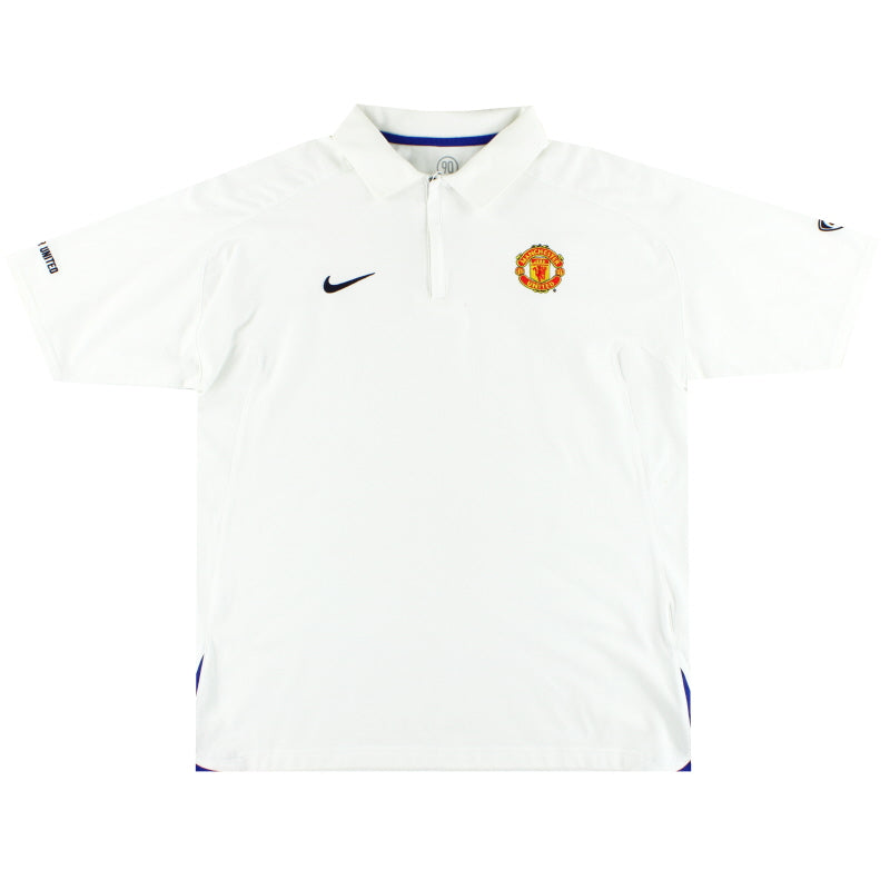 2005-06 Manchester United Nike Polo Shirt XL 195604 | Vintage