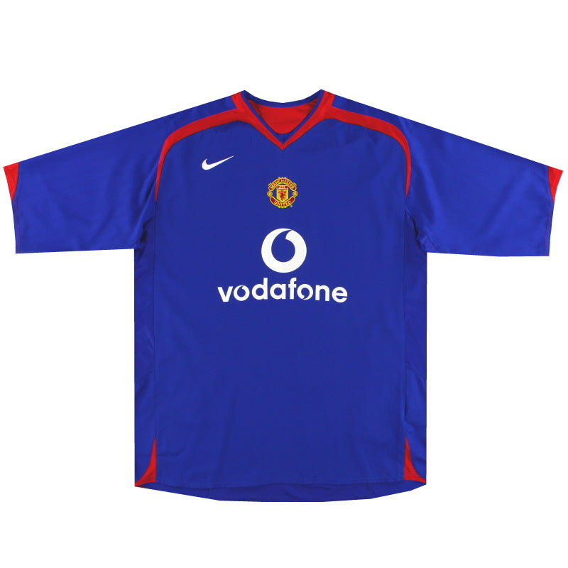2005-06 Manchester United Nike Away Shirt M Football Shirt