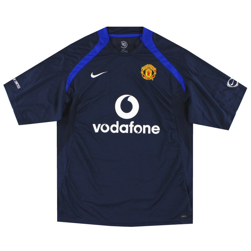 2005-06 Manchester United Nike Training Shirt L Training Shirt