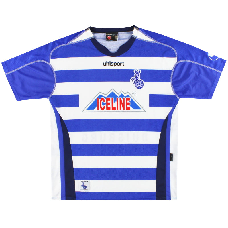 2005-06 MSV Duisburg Uhlsport Home Shirt XXL Football Shirt