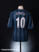 2005-06 Newcastle Away Shirt Owen #10 L Football Shirt